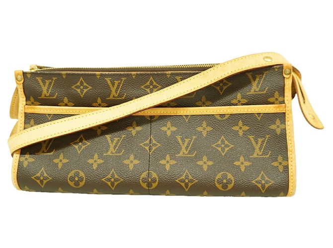Louis Vuitton Monogram Popincourt Long Shoulder Bag Brown