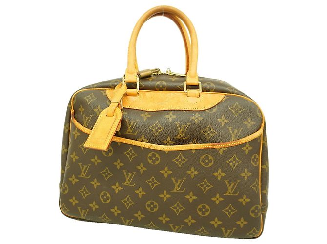 Borsa Louis Vuitton Monogram Deauville Marrone