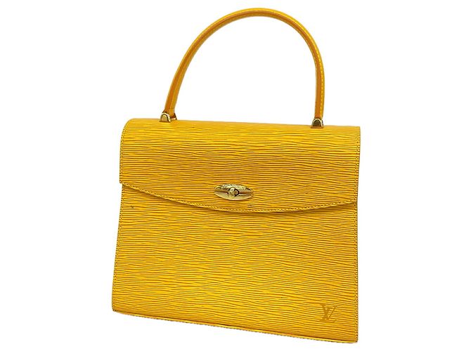 Borsa Louis Vuitton Epi Malzerbes in Jaune Giallo
