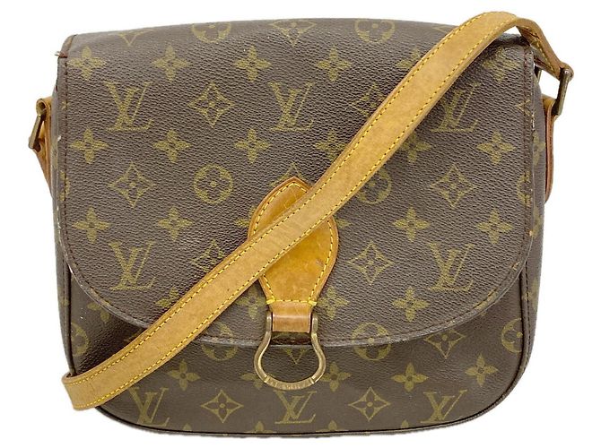 Sac à épaule Louis Vuitton Monogram Saint Cloud GM Marron