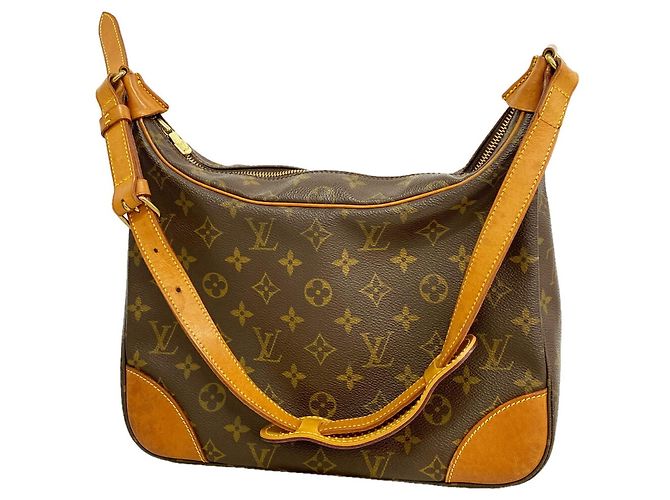 Borsa a tracolla Louis Vuitton Monogram Boulogne 30 Marrone