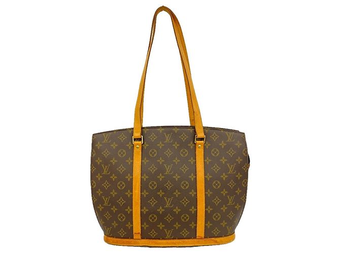 Bolso de hombro Louis Vuitton Monogram Babylon Castaño