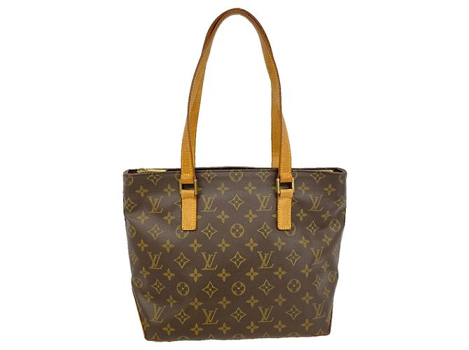 Saco Cabas Piano Monogram Louis Vuitton Marrom
