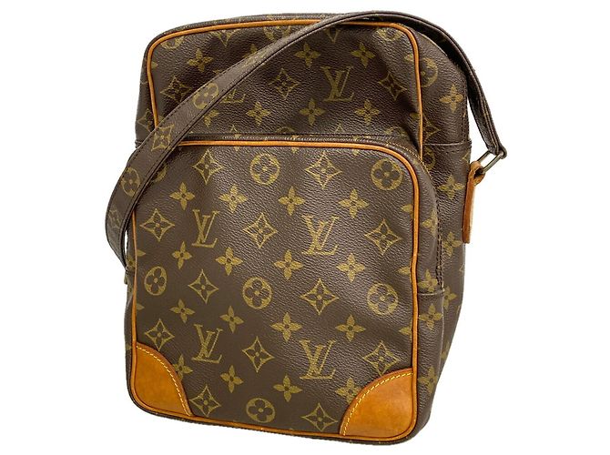 Borsa a tracolla Louis Vuitton Monogram Amazon GM Marrone