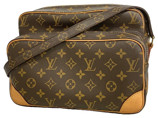 Borsa a tracolla Nile Monogram Louis Vuitton Marrone