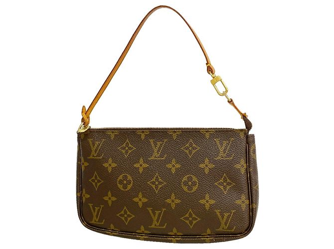 Louis Vuitton Monogram Pochette Accessoires M51980 Brown Women's Bag/Pouch