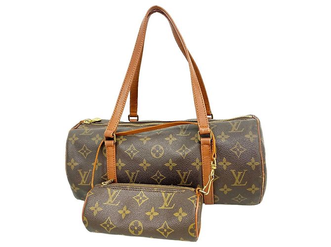 Borsa Louis Vuitton Monogram Papillon 30 Marrone