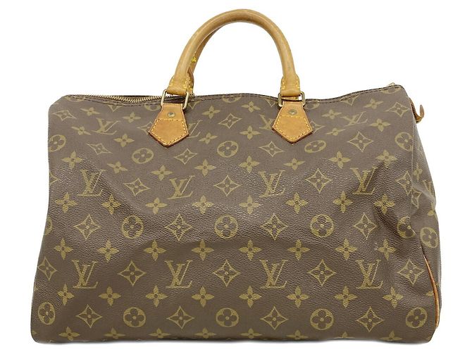 Bolsa Louis Vuitton Monogram Speedy 35 Marrom