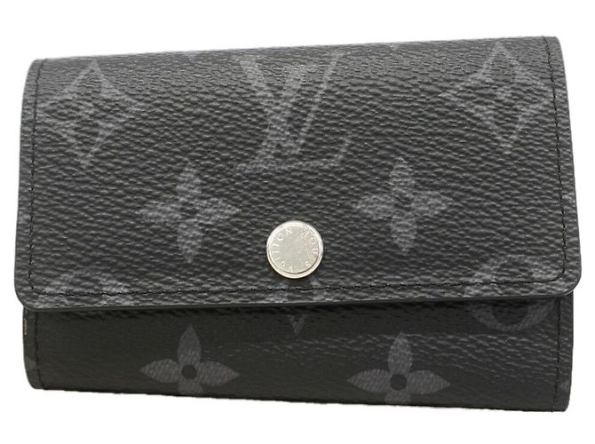 Portachiavi Louis Vuitton Monogram Eclipse Nero