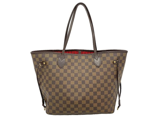 Borsa Tote Louis Vuitton Damier Neverfull MM N51105 Ebene Damier ebene