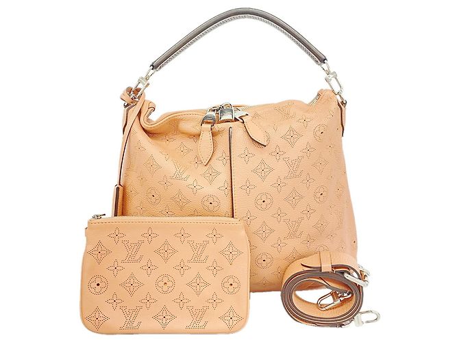 Louis Vuitton Mahina Selene PM Handtasche Braun