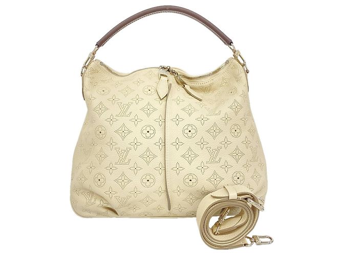 Louis Vuitton Mahina Selene PM Handtasche Weiß