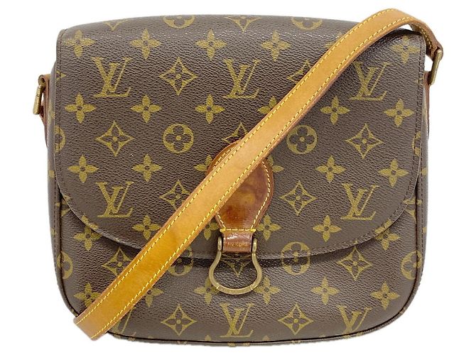 Louis Vuitton Monogram Saint Cloud GM Schultertasche Braun
