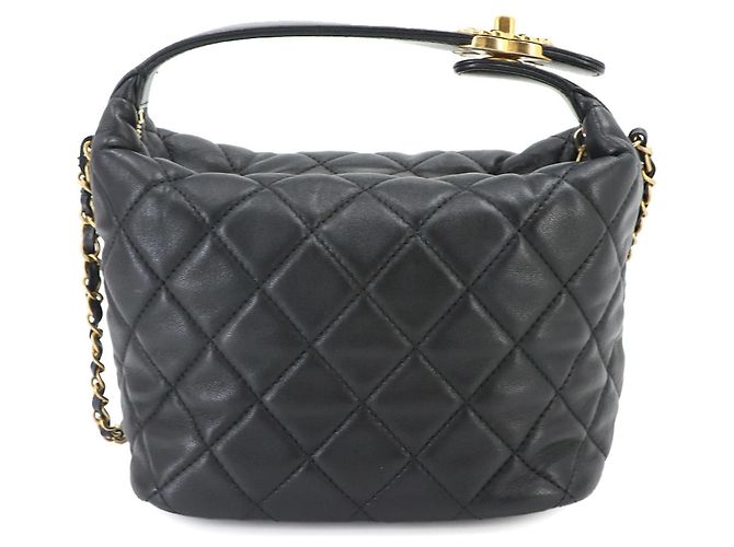 Borsa Hobo Chanel 19 Matelassé Nero