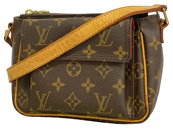 Bolsa de Ombro Louis Vuitton Monogram Vivacite PM Marrom
