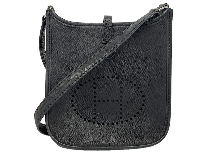 Hermès Borsa a tracolla Hermes Evelyne TPM Nero