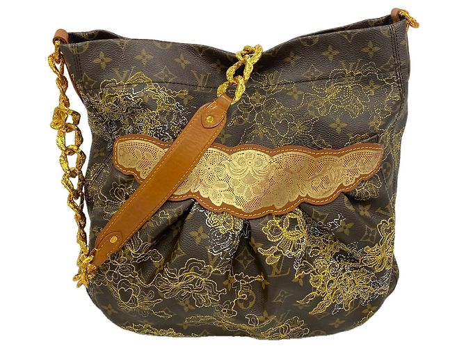 Borsa a tracolla Louis Vuitton Monogram Dentelle Fersen Multicolore