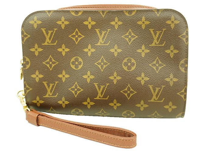 Pochette Louis Vuitton Monogram Orsay Marron