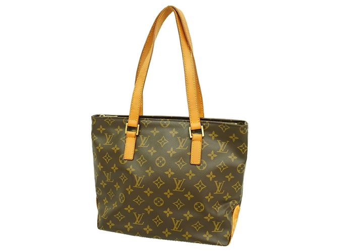 Louis Vuitton Monogram Cabas Piano Tote Bag Braun