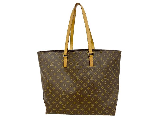 Saco Cabas Alto Monogram Louis Vuitton Marrom