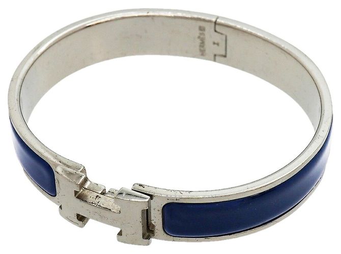Hermès Hermes Bangle Clic Clac PM in Silver Silvery