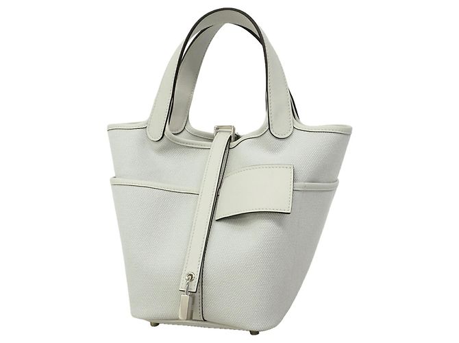 Hermès Bolsa Hermes Picotin Lock PM Cargo em couro Swift Marrom