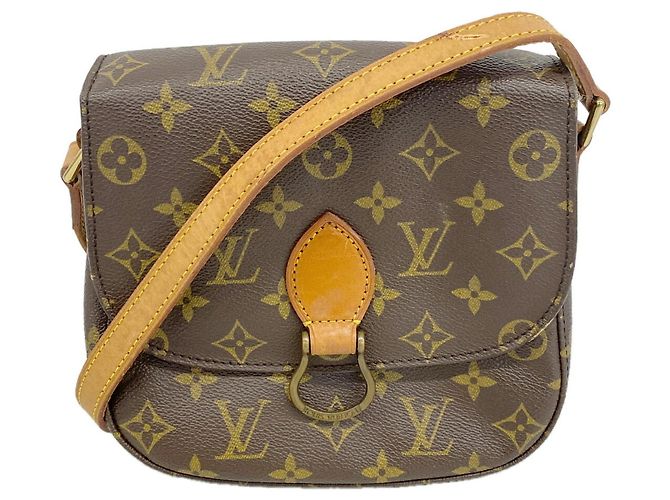 Bolsa de Ombro Louis Vuitton Monogram Saint Cloud MM Marrom