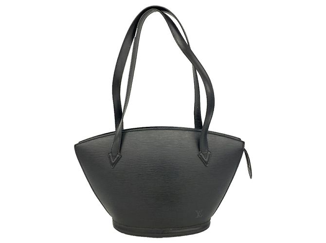 Borsa a tracolla Louis Vuitton Epi Saint Jacques Nero