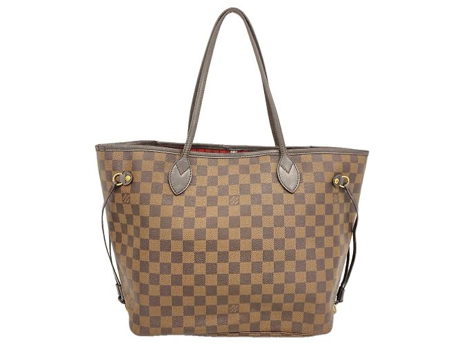 Borsa Tote Louis Vuitton Damier Neverfull MM Damier ebene