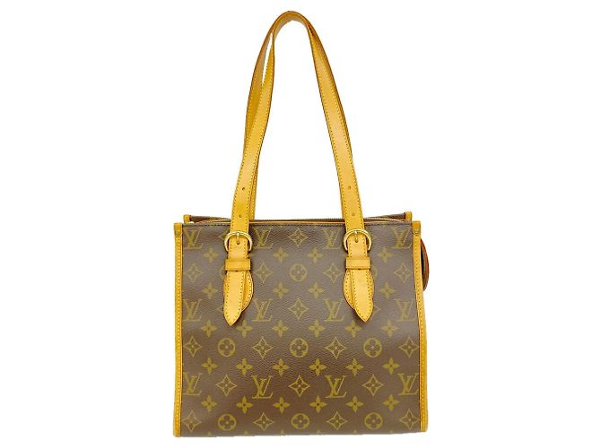 Borsa Tote Louis Vuitton Monogram Popincourt Marrone