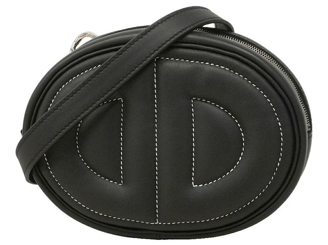 Hermès Bolsa de ombro Hermes In the Loop em Swift Preto
