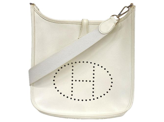 Hermès Bolsa de Ombro Hermes Evelyne 2 PM Branco