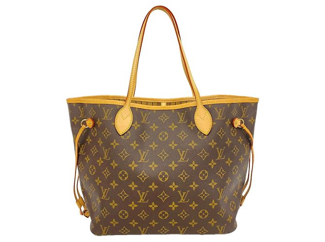 Saco Tote Louis Vuitton Monogram Neverfull MM Marrom