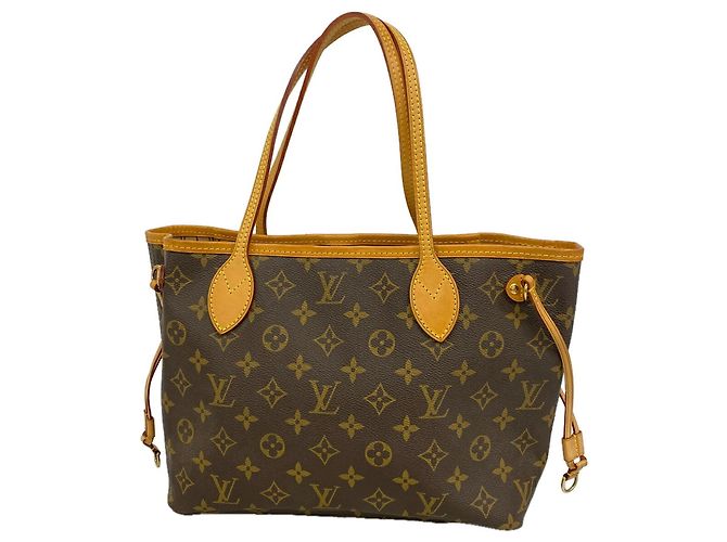 Saco Tote Louis Vuitton Monogram Neverfull PM Marrom