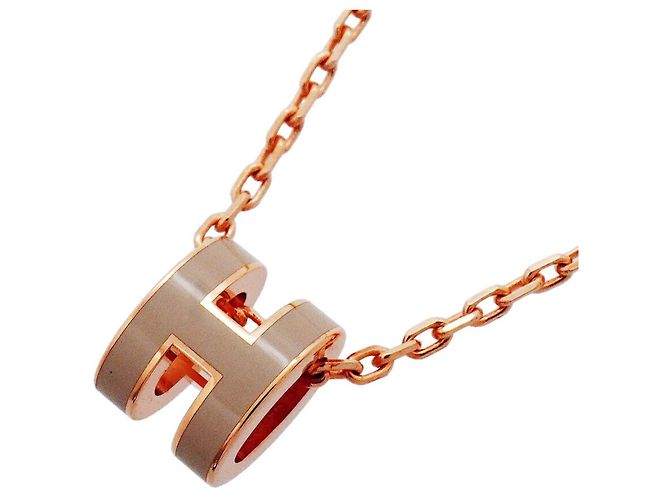 Hermès Collana Hermes Mini Pop H D'oro