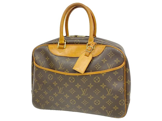 Borsa Louis Vuitton Monogram Deauville Marrone