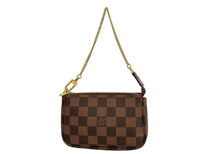 Louis Vuitton Damier Mini Pochette Accessoires Pouch Damier ebene