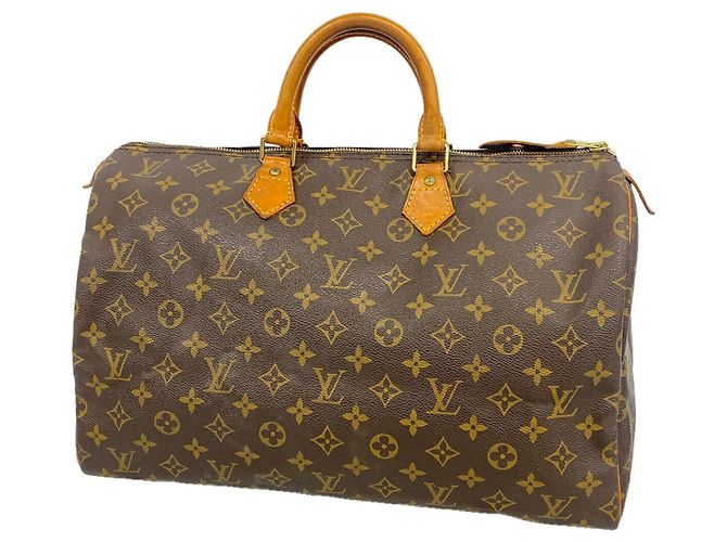 Borsa Louis Vuitton Monogram Speedy 40 Marrone
