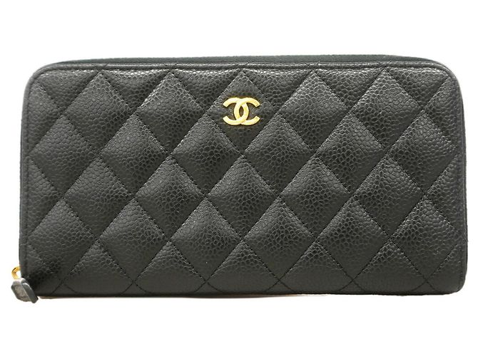 Chanel Black Long Wallet