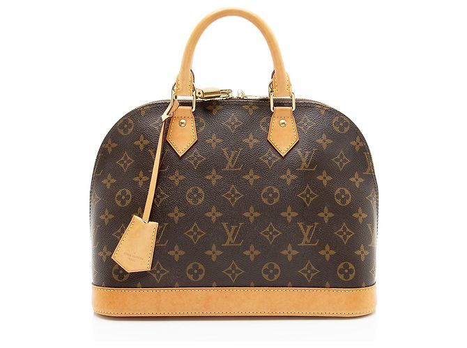 Louis Vuitton Monogram Canvas Alma PM Satchel Braun