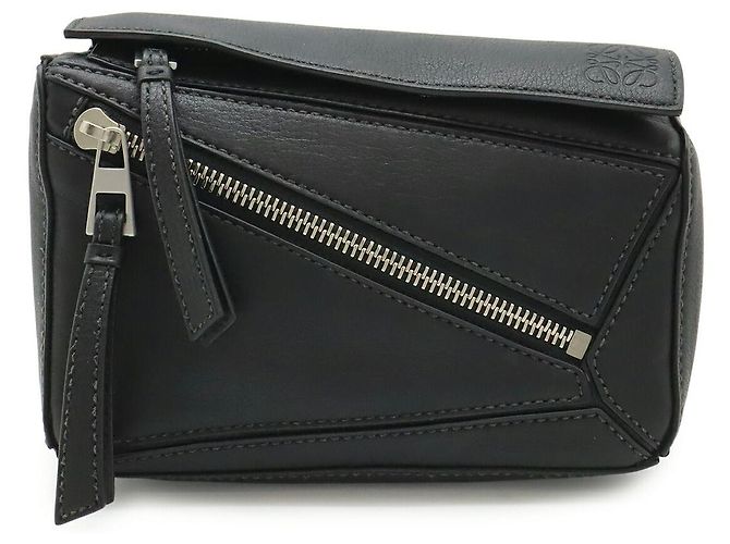 Loewe Puzzle Bum Bag Mini Nero