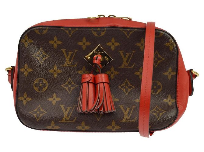 Louis Vuitton Saintonge Monogram Canvas with Leather Marron