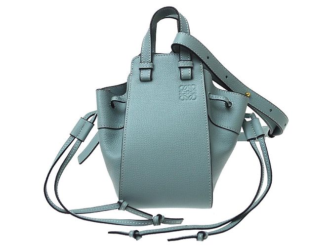 Loewe Hammock Leather Small Azul