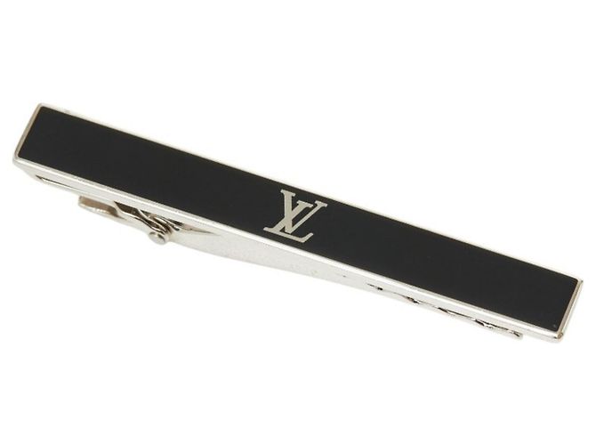 Fermi cravatta Louis Vuitton LV Award Nero Argento