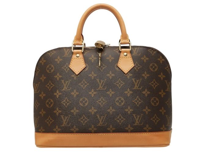 Sac à main Louis Vuitton Monogram Alma PM Marron