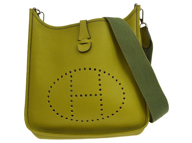 Hermès Sac Hermes Evelyne Gen I Clemence PM Vert