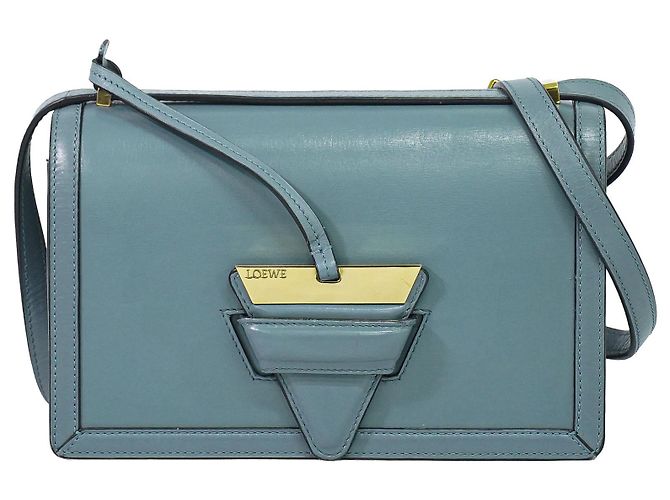 Loewe Barcelona Leather Small Bleu