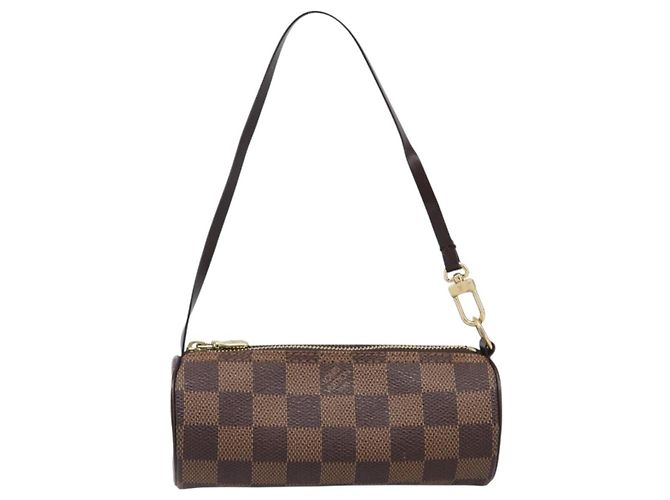 Louis Vuitton Papillon Pochette Damier Ebene mini Marrone