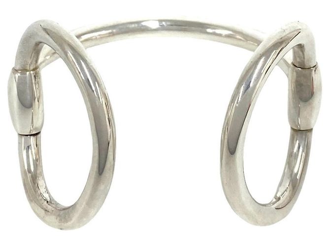 Hermès HERMES Nausicaä Bangle Silvery