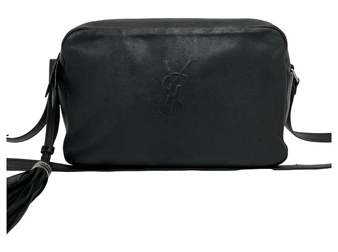 Bolsa Lou Camera Saint Laurent Preto